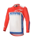 RACER SUPERMATIC JERSEY-BRI RED BLU OFF WHT S