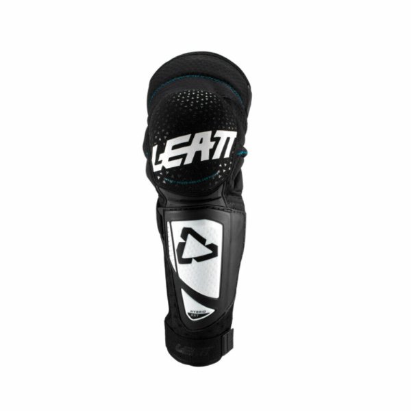 KNEE&SHIN GUARD 3DF HYBRID EXT JR WHT/BLK