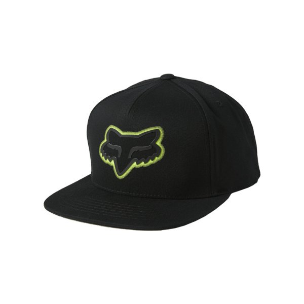NEON GLOW SNAPBACK HAT [BLK] OS