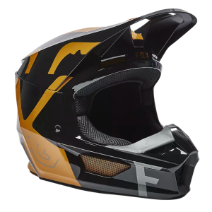 V1 SKEW HELMET, ECE [BLK/GLD]