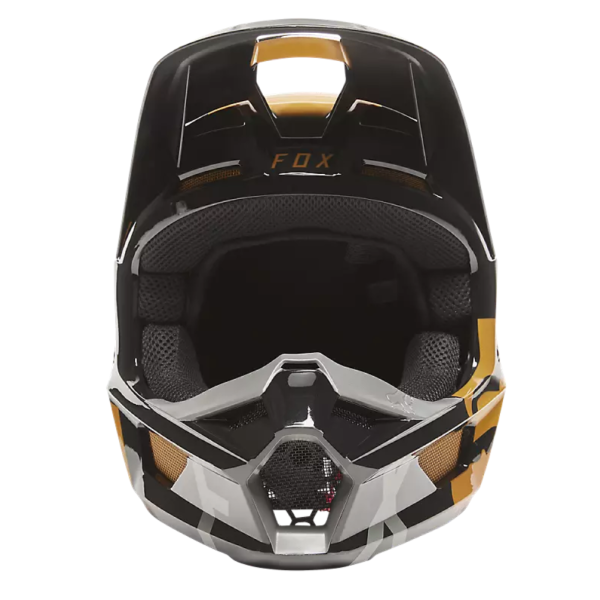 V1 SKEW HELMET, ECE [BLK/GLD] - Gambar 3