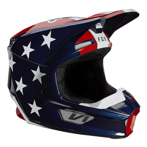 V1 ULTRA HELMET, ECE [WHT/RD/BLU]