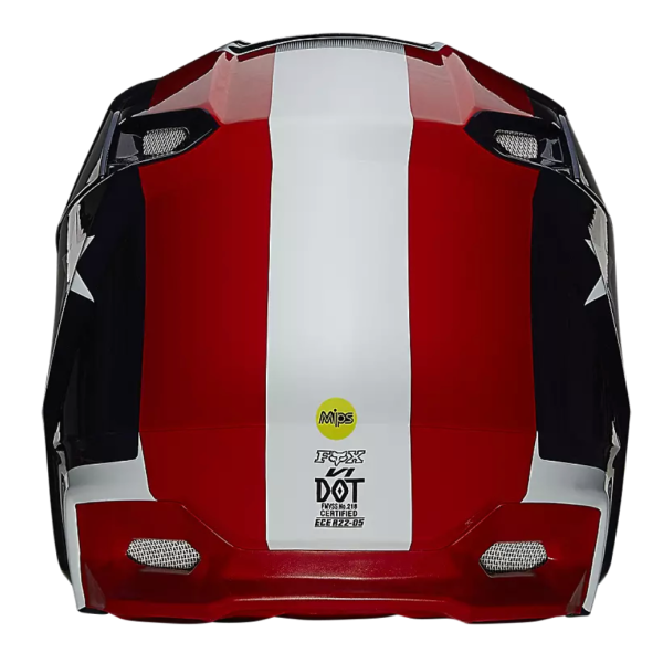 V1 ULTRA HELMET, ECE [WHT/RD/BLU] - Gambar 5