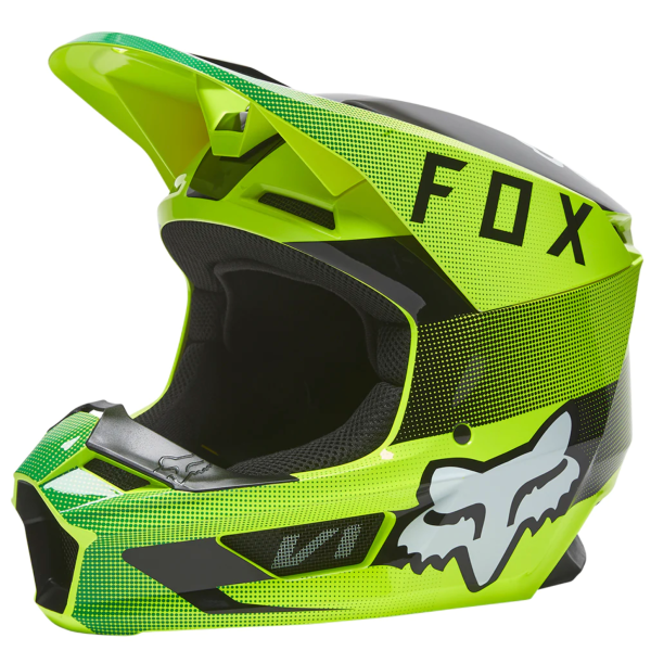 V1 RIDL HELMET, ECE [FLO YLW] - Gambar 2