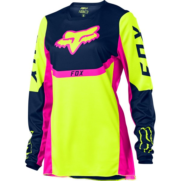 WMNS 180 VOKE JERSEY [FLO YLW] - Gambar 2