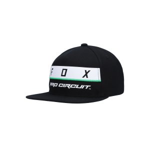 PRO CIRCUIT FOX SNAPBACK HAT [BLK] OS