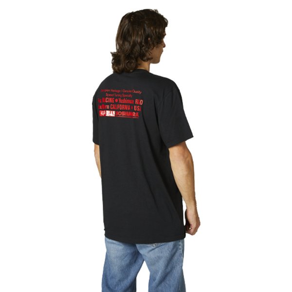 YOSHIMURA RACER PROFILE SS TEE | BLACK - Gambar 2