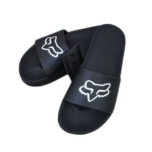 UNISEX TRACK SLIDES | BLACK
