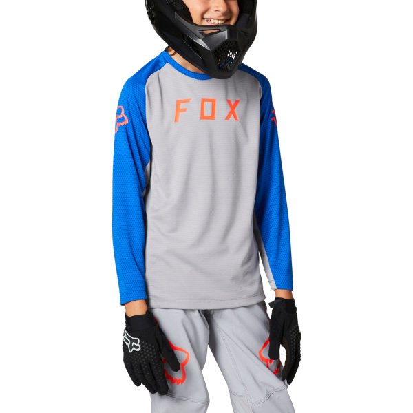 YTH DEFEND LS JERSEY [STL GRY]