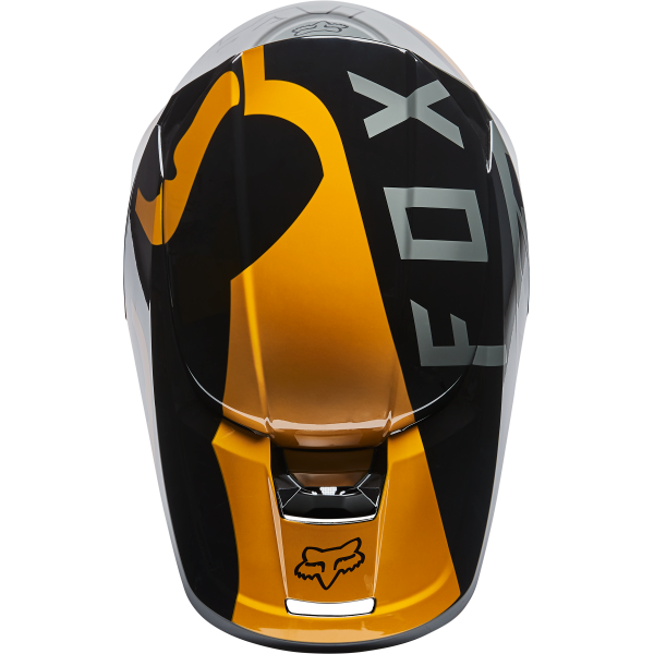 YTH V1 SKEW HELMET, ECE [BLK/GLD] - Gambar 3