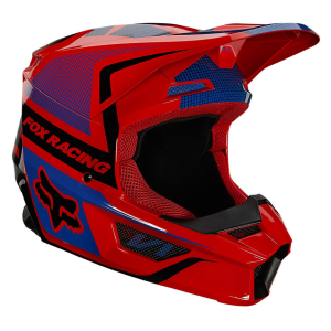 V1 OKTIV HELMET, ECE [FLO RED]