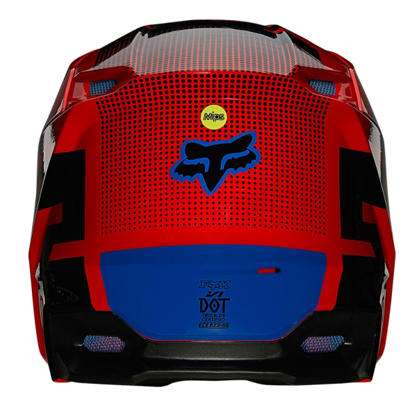 YTH V1 OKTIV HELMET, ECE [FLO RED] - Gambar 4