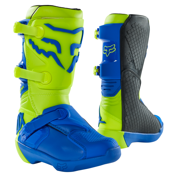 YOUTH COMP BOOT - BUCKLE | YLW/BLU
