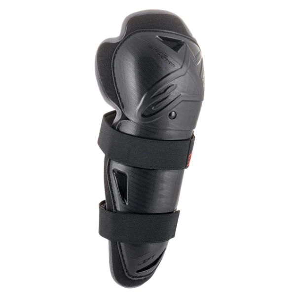 BIONIC ACTION KNEE PROTECTOR - BLACK RED OS