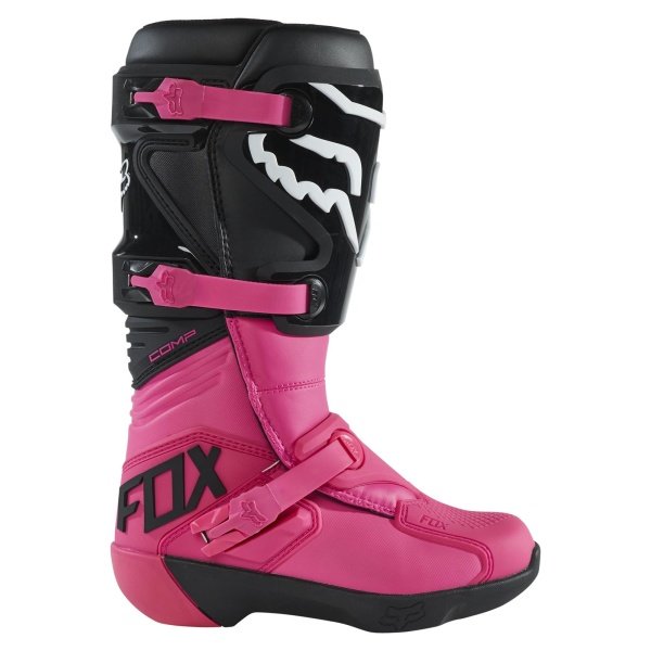WOMENS COMP BOOT - BUCKLE | BLACK/PINK - Gambar 2