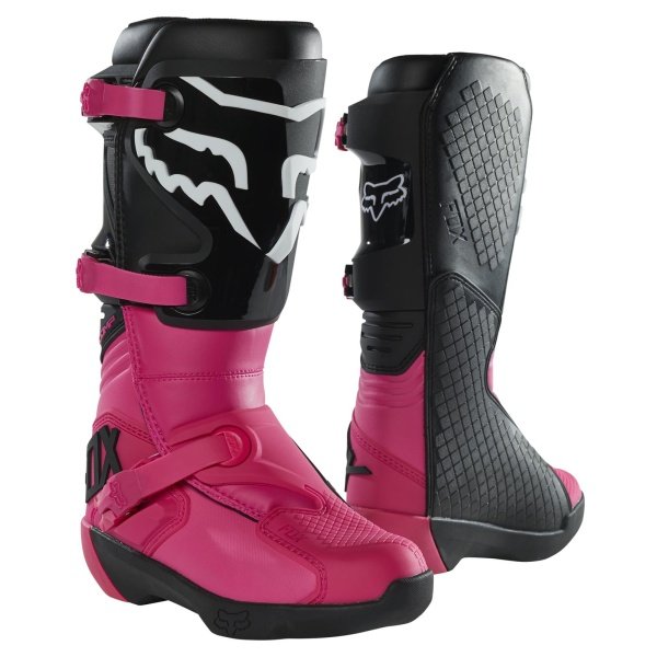 WOMENS COMP BOOT - BUCKLE | BLACK/PINK